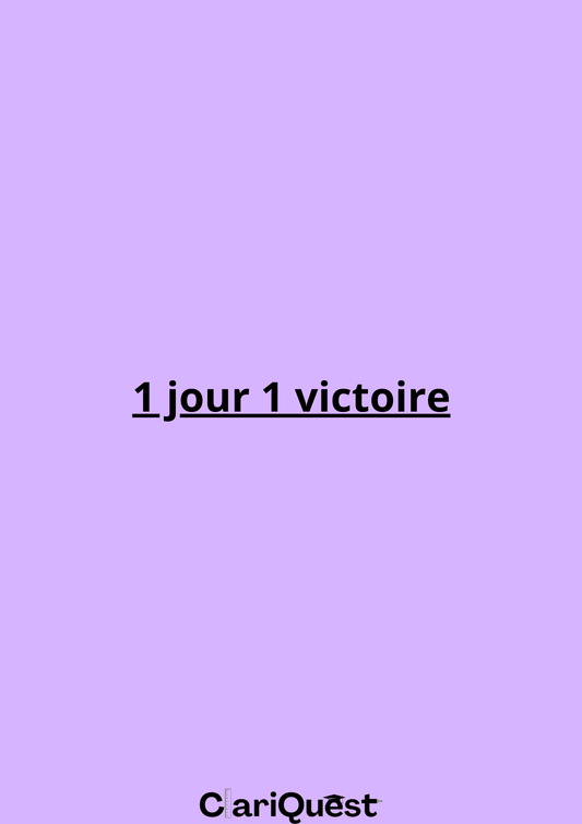 1 jour 1 victoire